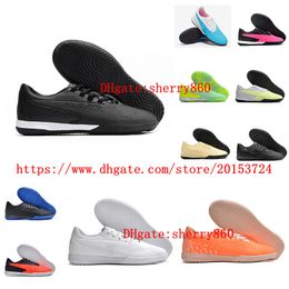 Phantomes GXes Academyes IC soccer shoes mens Cleats Indoor Trainers Spikes Leather Football boots