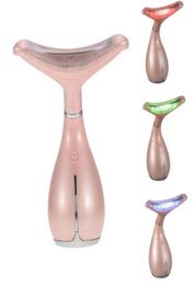 LED Pon Neck Skin Vibration Massager Wrinkle Removal Pon Therapy Massage Device Neck Lifting Anti Wrinkle Beauty Skin Care6326041