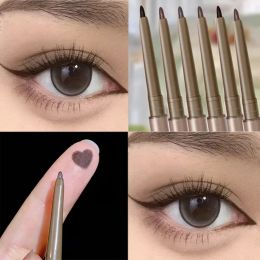 Eyeliner Waterproof Eyeliner Gel Pencil Matte Lying Silkworm Pen Brown Black Lasting Not Blooming Quick Drying Eye Liner Pen Eyes Makeup