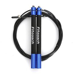 Speed Jump Rope Ball Bearing Metal Handle Sport SkippingStainless Steel Cable Crossfit Fitness Equipment 240418