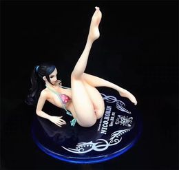 18CM PVC Anime ONE PIECE Garage Kit Model Robin Swimsuit 53 Generation Robin Ornamentsboy Love Gift Toys Figure L02267544955