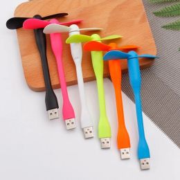 Pads Mini USB Fan Portable Bendable Handheld Fan Multifunctional For Power Bank Laptop AC Charger For Computer Summer Gadgets