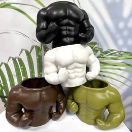 Mugs Sports Style Fitness 3D Three-dimensional Vest Line Wild And Unique Creative Personality Mug
