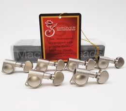 Grover Tuning Pegs Silver Scrub Guitar Tuning Peg Machine Heads Tuners4839932