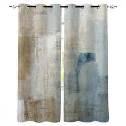 Curtain Abstract Oil Painting Texture Curtains For Living Room Kids Bedroom Window Balcony Hall Custom Drape Long Cortinas