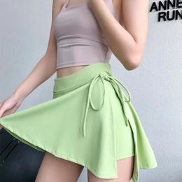 Active Shorts Women 2 In 1 Running Sports Skirts High Waist Volleyball Golf Skirt Tennis Yoga Gym