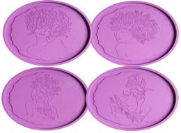 Other Flower Fairy Tray Molds DIY Maiden Resin Beauty Silicone Epoxy Casting MoldsOther OtherOther9105978