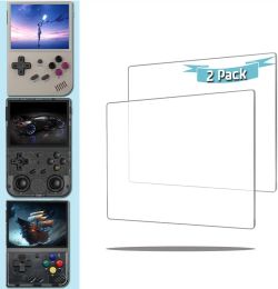 Speakers 2pcs/box Tempered Glass Protector Film for Anbernic R33S RG35xx RG353VS Miyoo Mini Plus 3.5 inch Screen Handheld Game Console