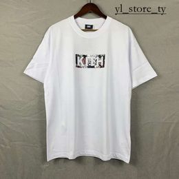 Kith Designer T Shirt Mens T Shirt Luxury Trendy Short Sleeve Kith Shirt Graphic Printed Letter Womens Loose and Breathable Clothing Casual Kith T Shirt 4780