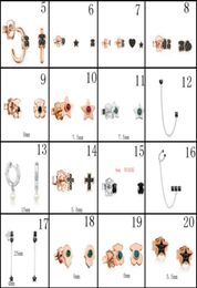 2020 100 925 Sterling Silver Bear Stud Earrings Classic Pierced Stud Earrings Jewelry Manufacturers Whole 79854028