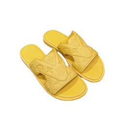 Designer Slippers 2024 Spring And Summer New Flat Heels Outside To Wear Non-slip Slipper Real Original Leather Embossed Design Casual Style Women's Flip-flops With Box.