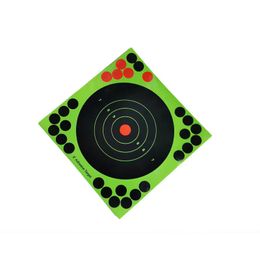 Tactical Accessories Competitive Shooting Practise Target Paper Adhesive Back Splash Fluorescent Target Paper