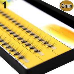 Compact Mirrors Women Pro Makeup 60 Pcs Clusters Beauty Eye Lashes Grafting Fake False Eyelashes Fast