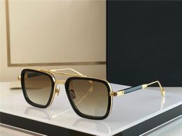 Top men design sunglasses THE KER square K gold frame exquisite electroplating classic pop style highend uv 400 protective glasse5305572