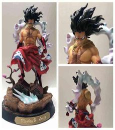 Anime One Piece Wano Luffy Gear 4 Snakeman GK Statue PVC Action Figure Collectible Model One Piece Kimono Luffy Figure Toys Doll A2817024