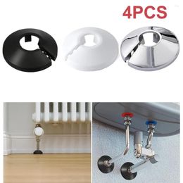 Kitchen Faucets 4pcs Plastic Radiator Pipe Covers Decorative Escutcheon Water Cover 15mm For Angle Valves Heating Radiators Parts