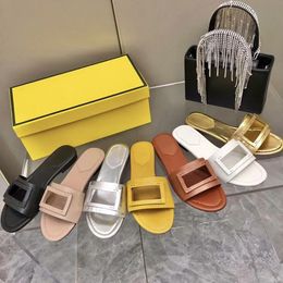 Womens Baguette Slide sandal men Designer shoe top sunny sandale pool loafer Summer beach shoes tazz Slipper luxury walk Flat Heel mule Casual shoes outdoors Sliders