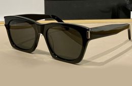 402 Squre Sunglasses Black Dark Grey Lens Sunnies Unisex Fashion Shades Sun Glasses UV Lens with box7185411