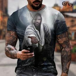 Men's T Shirts 2024 God! The Cross Fashion 3D T-shirt About Jesus Love Everone Christian T-shirts Plus Big Size XXS-6XL Men Clothing