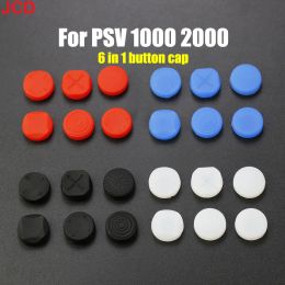 Speakers JCD 6 In 1 Silicone Antislip Thumbstick Grip Cap Joystick Analog Protectoive Cover For Psvita PS Vita PSV 1000/2000 Slim