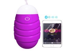 10 Speed Bluetooth Connexion Vibrator APP Wireless Remote Control Bullet Vibrator Jump Egg IOSAndroid Phone System Sex Toys for 5144620