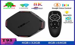 8G RAM 64GB Android 11 Tv Box RK3566 Quad core Dual Wifi 24G5G 8K Media Player With Google Voice Assistant Remote Control T95 Pl1605804