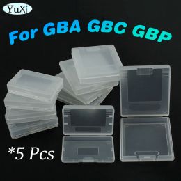 Speakers 5Pcs Clear Game Cartridge Case For Gameboy Advance GBA GBC GBP Plastic Dustproof Box Cover For Nintend Gameboy Colour Pocket