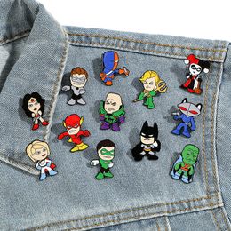 boys science fiction man hero enamel pin Cute Anime Movies Games Hard Enamel Pins Collect Metal Cartoon Brooch Backpack Hat Bag Collar Lapel Badges