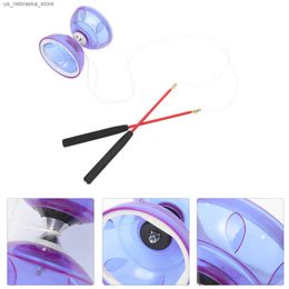 Yoyo Diabolo Yoyo Chinese Toy Childrens Bearing Set Plastic Toy Stick Triple Play Professional Fitness Ball Yo Rotation Q2404181