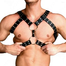 Bras Sets Gay Rave Harness Lingerie Man Sexual Body Adjustable Chest Belt Strap Punk Costumes Sex Toys For Men