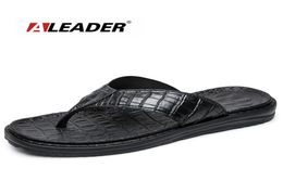 Aleader New 2017 Extremely Soft Flip Flops Men Sandals Beach Shoes For Men High Quality Eva Men Summer Slippers Massage Shoes8394732