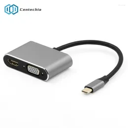Type-c Docking Station High Speed 4 In 1 Usb C Adapter Splitter Data Transfer 5 Gbps Phone Accessories Conversion Line