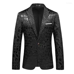 Men's Suits 2024 Autumn And Winter Pure Color Blazers Casual Suit Korean Style Slim Trend Small Jacket Spring Tide