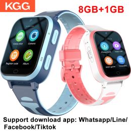 Watches 4G Kids Smart Watch GPS With ROM 8GB Video Call Phone Android Watch Call Back Monitor Support Download APP Children Smartwatch