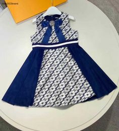 Nuovo Design Top Design Top Design Top Design Design da bambino 110-160 cm Designer Designer Abbigliamento Logo Stampa Girl Dress 24pril 24pril