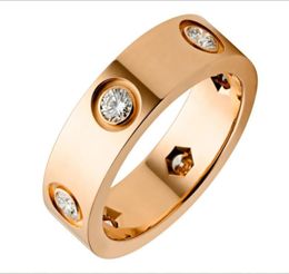 316L Stainless Steel lover Ring Couple Design Woman Jewellery Rings Men Lovers Diamond Wedding Promise Jewellery For Female Women Gi5805494
