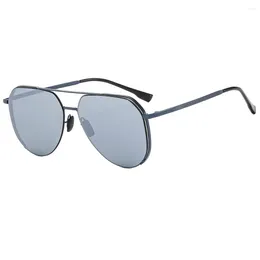 Sunglasses Polarized Men Stainless Steel Design Nylon Lenses Prescription Suitable