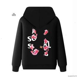 Anti Socials Hoody Usa Trendy Clubs Shirt Flowers Cross Circle Pattern Fashion Streetwear Antisocials Swearshirt High Street Jumper European Size 706