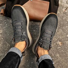 Casual Shoes Youth Latest Trend Men Sneakers Leather Autumn 2024 Breathable Tenis Male Flat Shoe Zapatillas Hombre