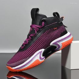 Basketball Shoes Cool Big Boy Trainers High Top Outdoor Sport Man Anti Slip Boots Couples Designer Sneakers Mens