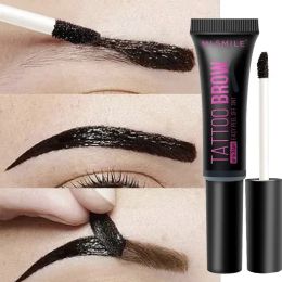 Enhancers Peel Off Dye Eyebrow Cream SemiPermanent Waterproof Sweatproof Long Lasting Natural Tattoo Tint Tearing Eyebrows Gel Cosmetics