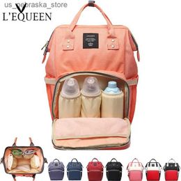 Diaper Bags Lequeen Mummy Pregnant Womens diaper bag baby care travel Q240419