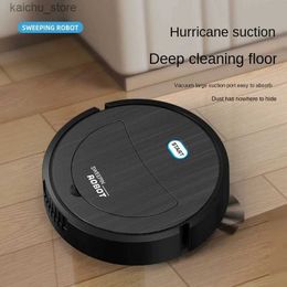 Robot Vacuum Cleaners 2024 New Intelligent Robot Cleaner USB Three in One Sweeping and Mopping Robot Cleaner Kitchen Robots Electric Floor Mop Y240418
