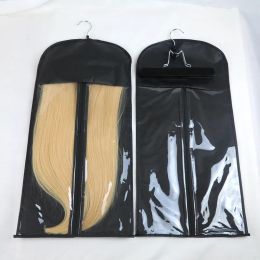 Tools Stock in Hair Extensions Storage Bag Carrier Suit Case Bag with Hanger For Packing Virgin Hair & Clip in Hair Extensions