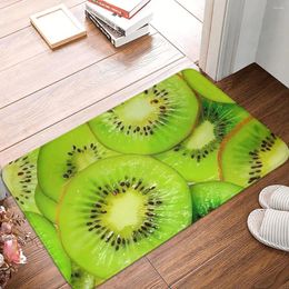 Bath Mats Kiwi Mat Green Fruit Bathroom Accessories For Shower Home Entrance Soft Protective Floor Non-slip Graphic Toilet