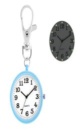 Keychain Pocket Nurse Watches Women Student for Exam Test Fob Watch Medical Clock Gift Black Drop7113178