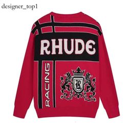 Mens Rhude Hoodie Hoodie Letter Print Long Sleeve Fashion Men Women Sweatshirts Sweater Hip Hop Hoodies Brand Sweatshirts 8047