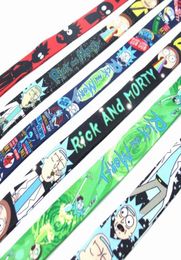 Cartoon Anime Neck Lanyards Keychain Badge Holder ID Pass Hang Rope Lariat Lanyard for Keys Anime Accessories4437421