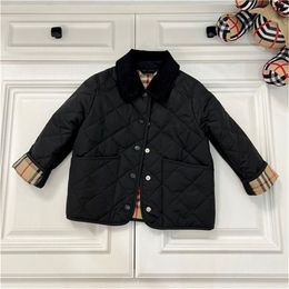 Girls boys brand down jacket Luxury high quality coat for autumn and winter warm windproof coat Children size 100cm-160cm a1