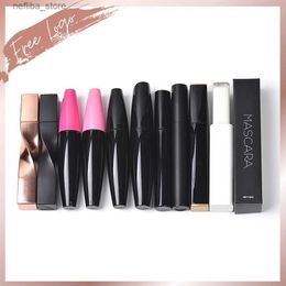 Mascara Wholesale Waterproof Mascara Unique Eyelashes Cosmetics Private Label 3D Fibre Curling Up Lashes Customised Long Lasting L410